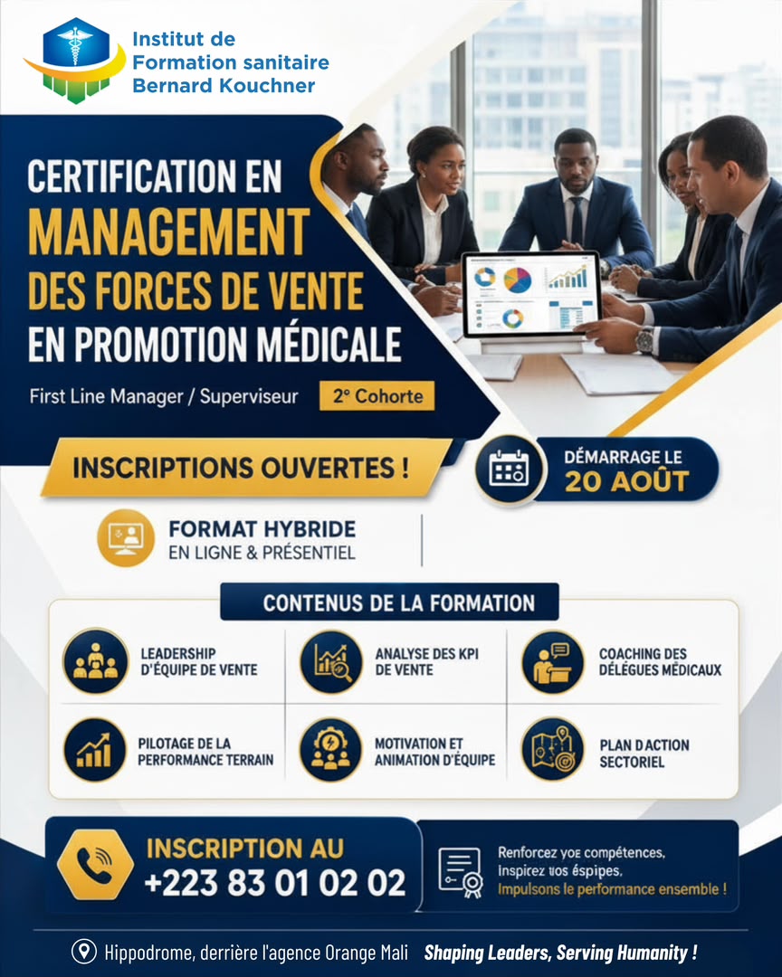 Lancement de la 2ᵉ cohorte — Certification en Management des Forces de Vente Médicales